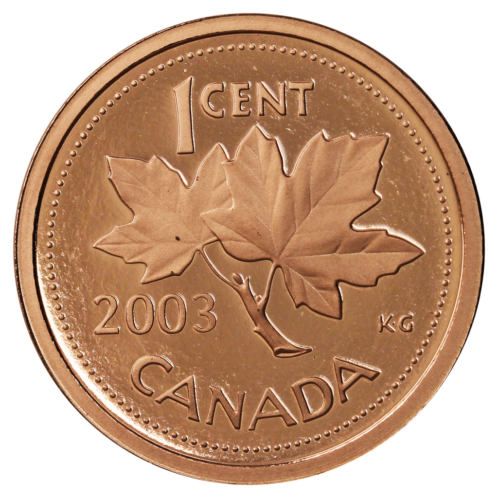 2003 Canada 1-cent Proof