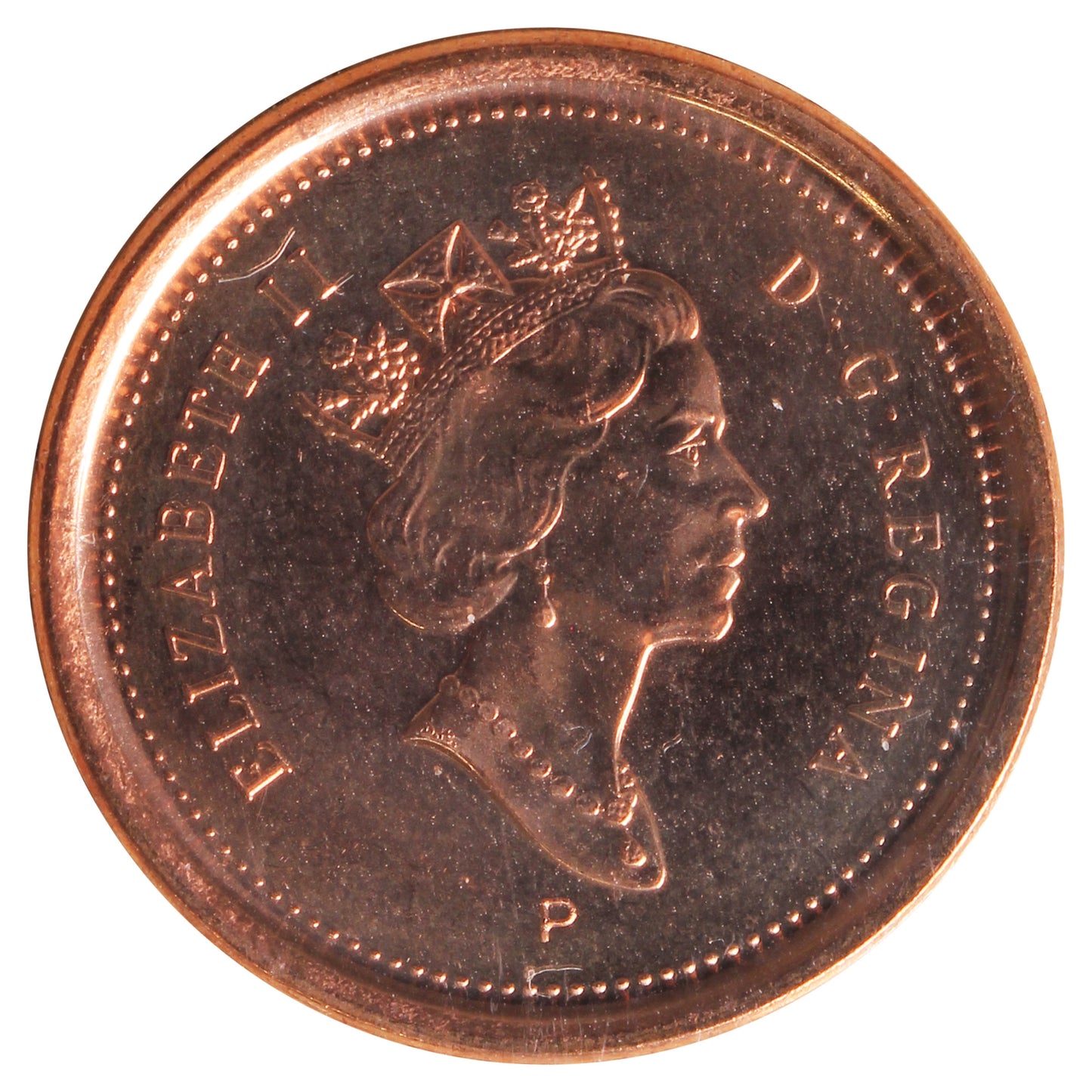 2003P Old Effigy Canada 1-cent ICCS Certified MS67 Red