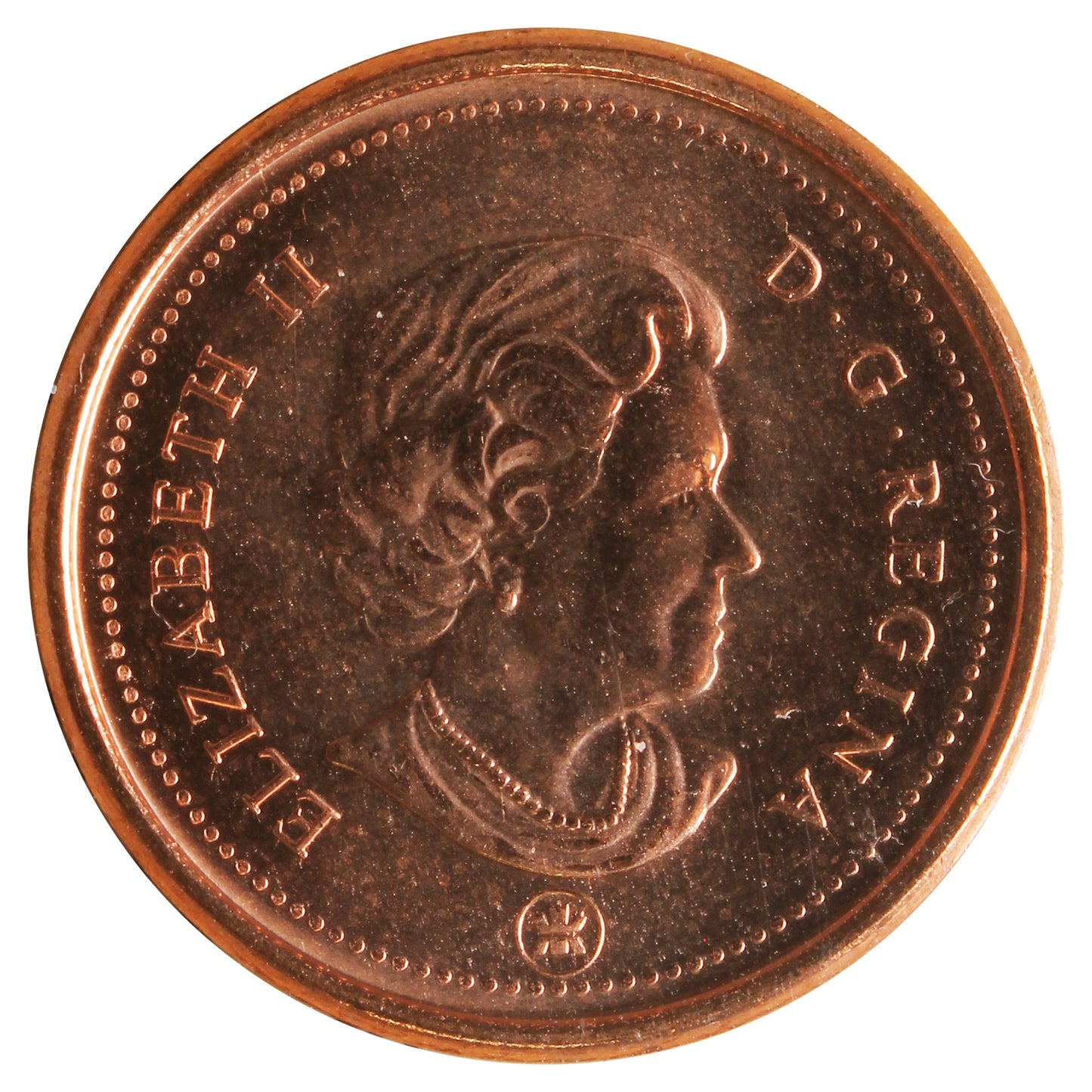 2009 Magnetic Canada 1-cent ICCS Certified MS66 Red