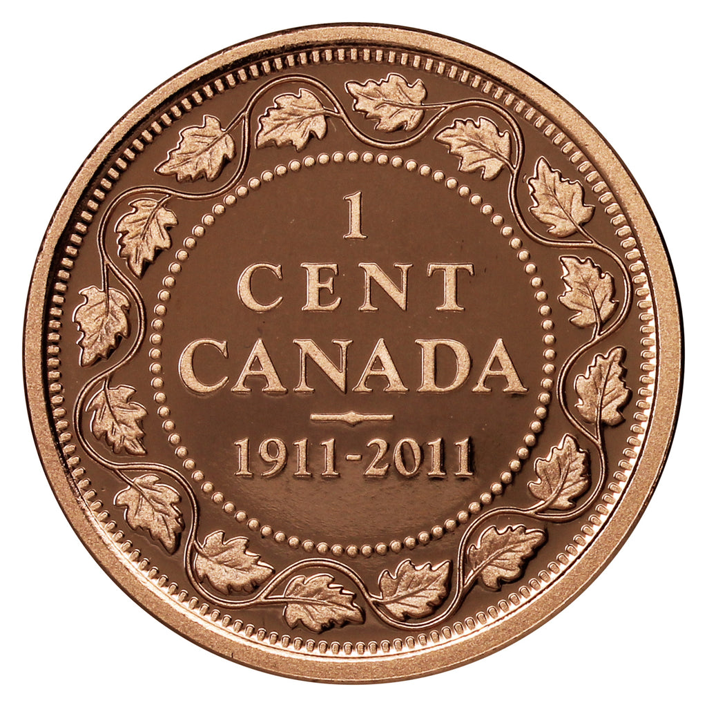 2011 100th Ann. (Large Cent) Canada 1-cent Proof