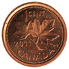 2011 Non Magnetic Canada 1-cent ICCS Certified MS67 Red