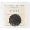 1859 DP N9 #1 Canada 1-cent ICCS Certified F15