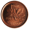 2003P New Effigy Canada 1-cent ICCS Certified MS64 Red