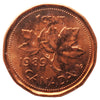 1989 Canada 1-cent ICCS Certified MS64 Red