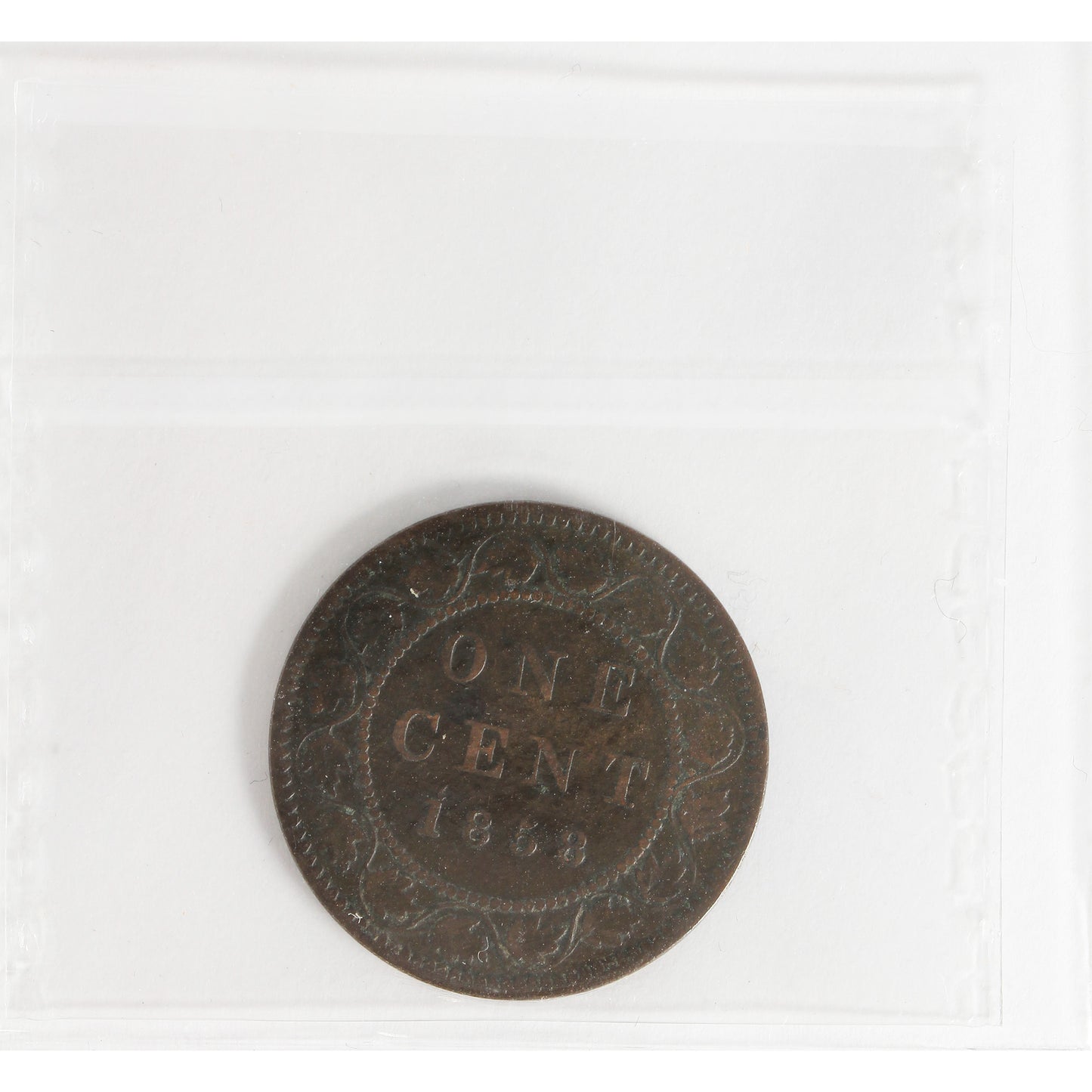1858 Canada 1-cent ICCS Certified VG-10