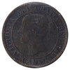 1858 Canada 1-cent ICCS Certified F-12