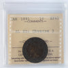1891 SLSD, Obv. 3 Canada 1-cent ICCS Certified EF40