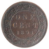 1891 SLSD, Obv. 3 Canada 1-cent ICCS Certified EF40
