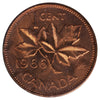 1966 Canada 1-cent ICCS Certified MS64 Red