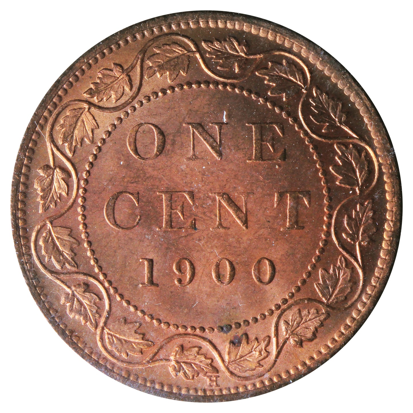 1900H Canada 1-cent ICCS Certified MS-65 (XWO 482)