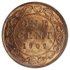 1902 Canada 1-cent ICCS Certified MS-64 Red
