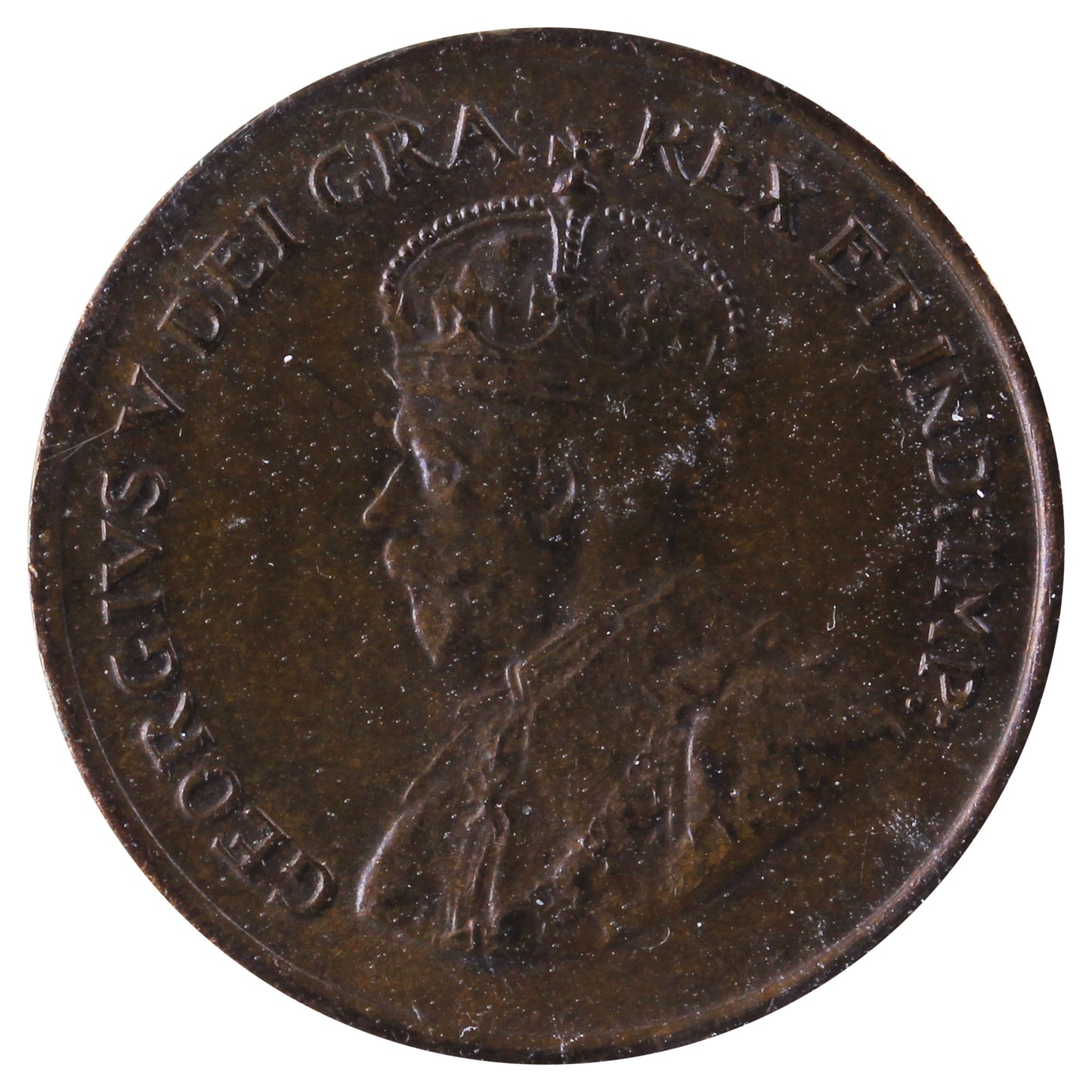 1924 Canada 1-cent ICCS Certified MS60 Brown