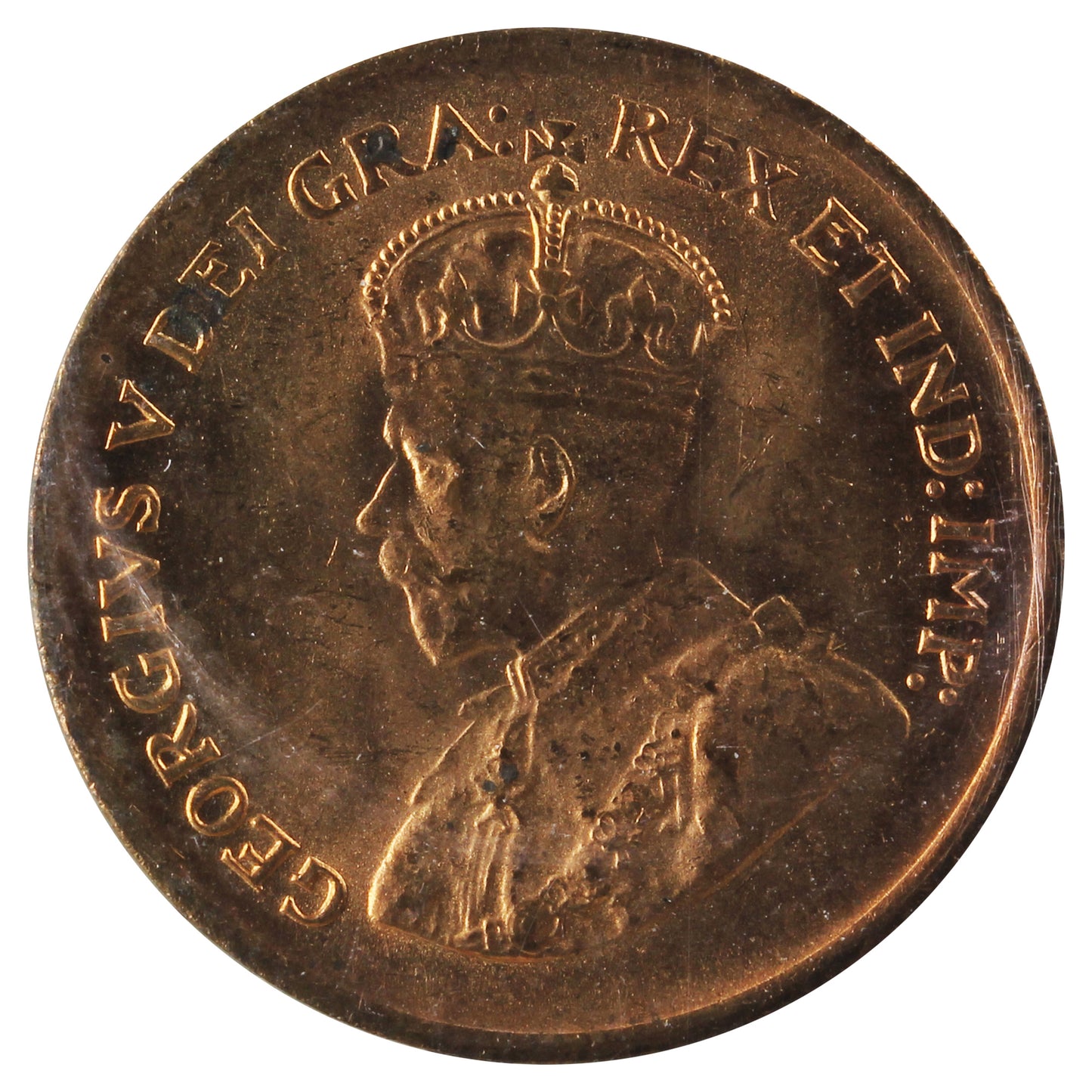 1936 Canada 1-cent ICCS Certified MS63 Red; Pittman Sale