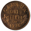 1936 Canada 1-cent ICCS Certified MS63 Red; Pittman Sale