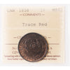 1858 Canada 1-cent ICCS Certified MS60 Trace Red (XNW 832)