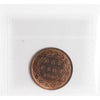1858 Canada 1-cent ICCS Certified AU50