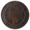 1859 Narrow 9, 5/5 Canada 1-cent ICCS Certified VF30