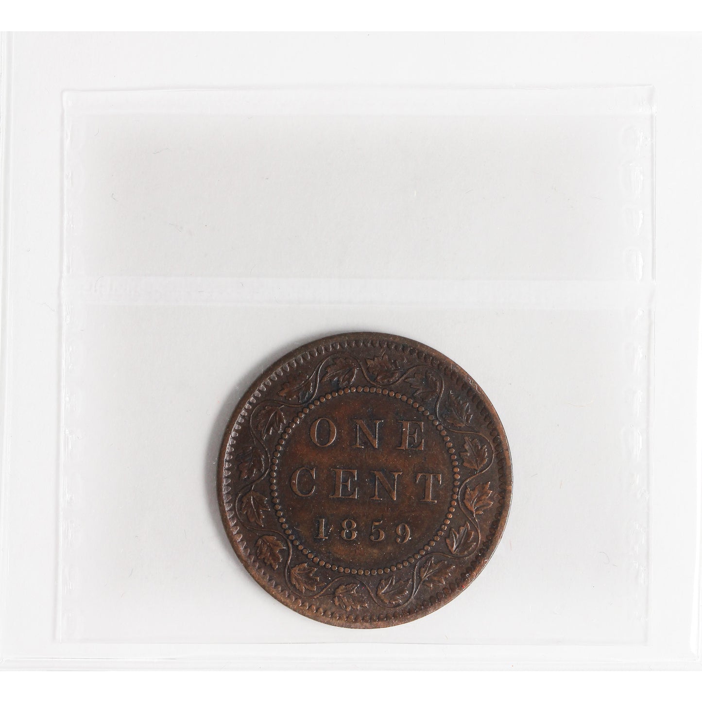 1859 DP N9 Canada 1-cent ICCS Certified EF40