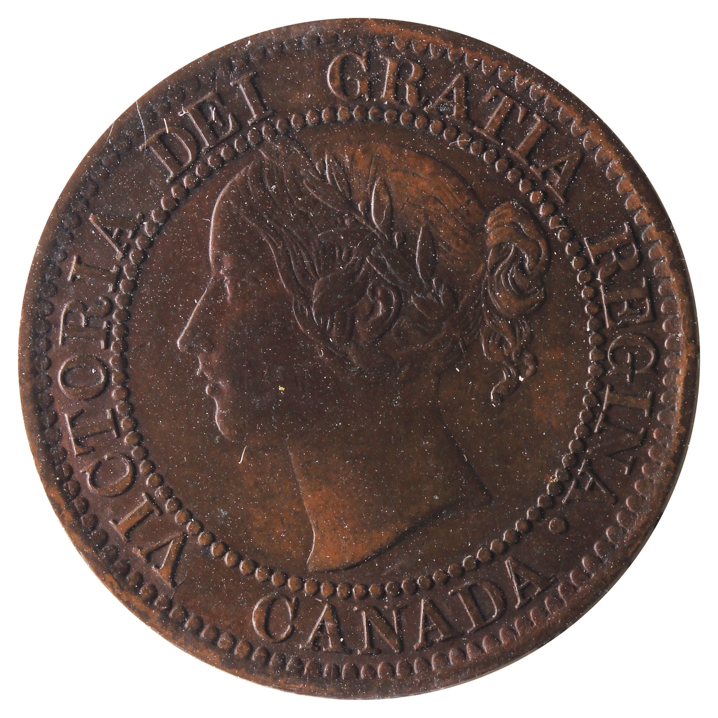 1859 DP N9 Canada 1-cent ICCS Certified EF40