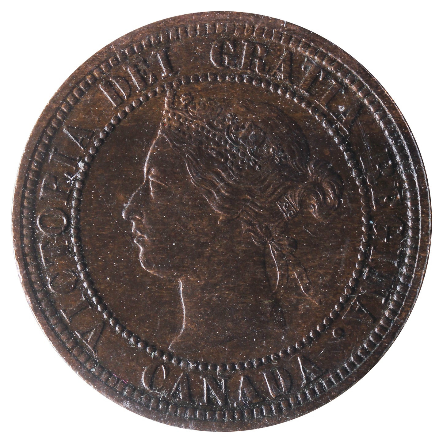 1881H Canada 1-cent ICCS Certified MS60 Brown