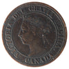 1891 LLSD, Obv. 3 Canada 1-cent ICCS Certified EF40