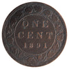 1891 LLSD, Obv. 3 Canada 1-cent ICCS Certified EF40