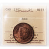 1901 Canada 1-cent ICCS Certified MS64 Red (XAM 236)