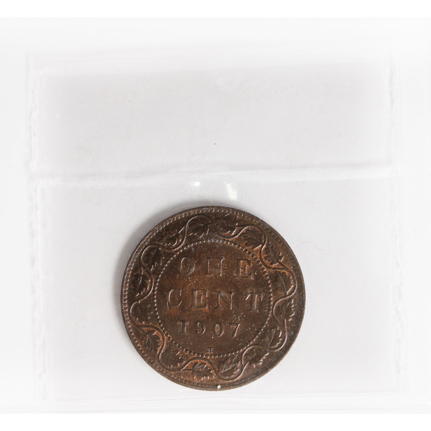 1907H Canada 1-cent ICCS Certified MS60 Brown (XAJ 976)