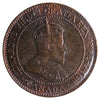 1908 Canada 1-cent ICCS Certified MS60 Trace Red