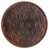 1908 Canada 1-cent ICCS Certified MS60 Trace Red