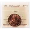 1916 Canada 1-cent ICCS Certified MS65 Red (XAM 237)