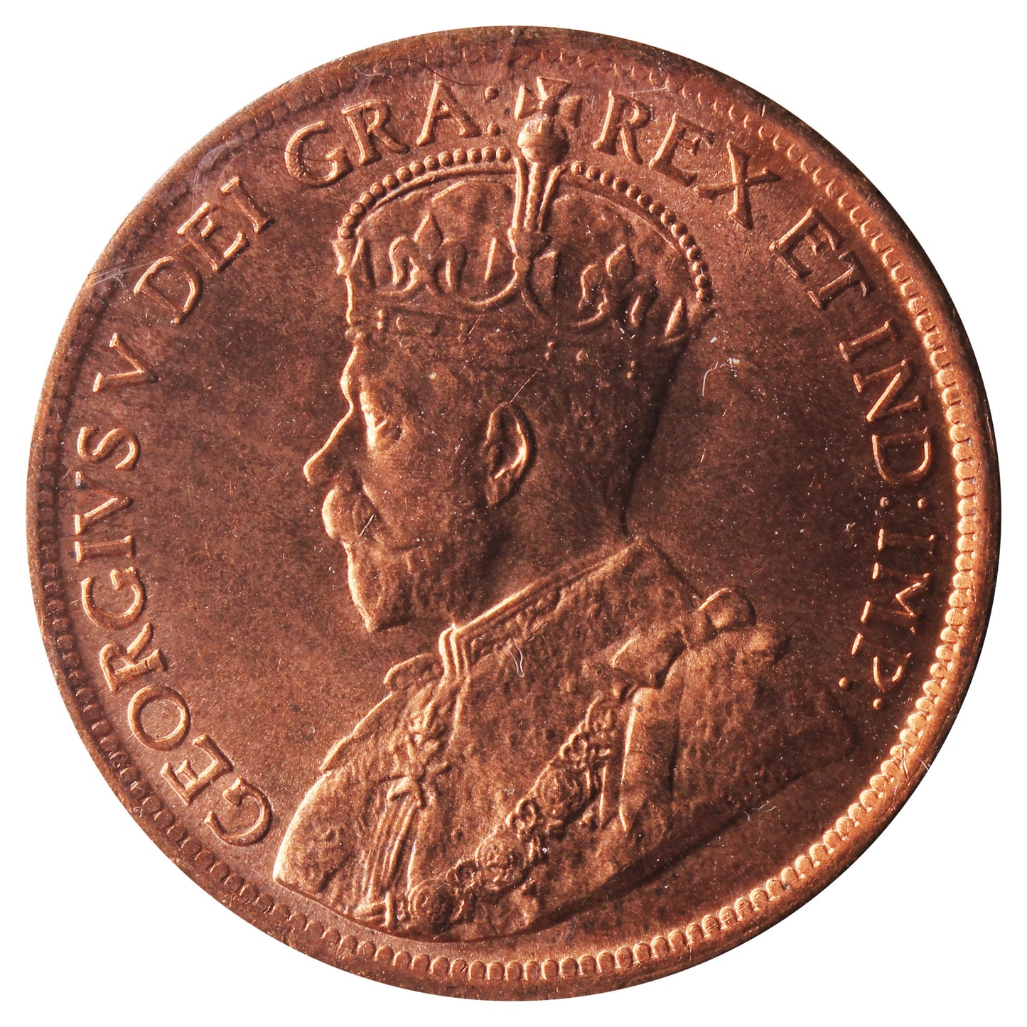 1919 Canada 1-cent ICCS Certified MS65 Red (XAM 238)