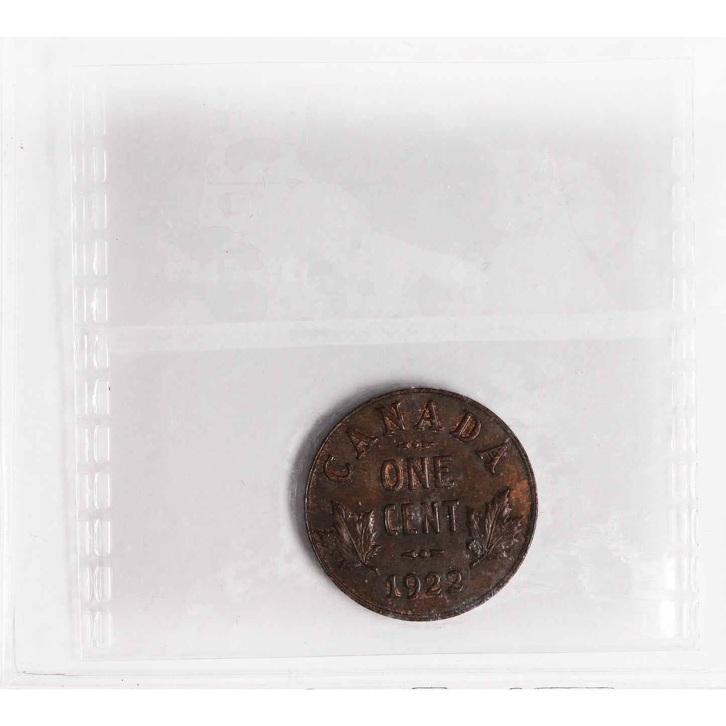 1922 Canada 1-cent ICCS Certified MS60 Brown (IG 285)