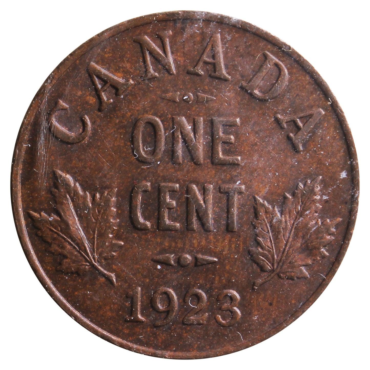 1923 Canada 1-cent ICCS Certified MS60 Brown (XMD 729)