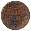 1927 Canada 1-cent ICCS Certified MS60 Brown