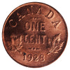 1928 Canada 1-cent ICCS Certified MS64 Red (XAM 239)