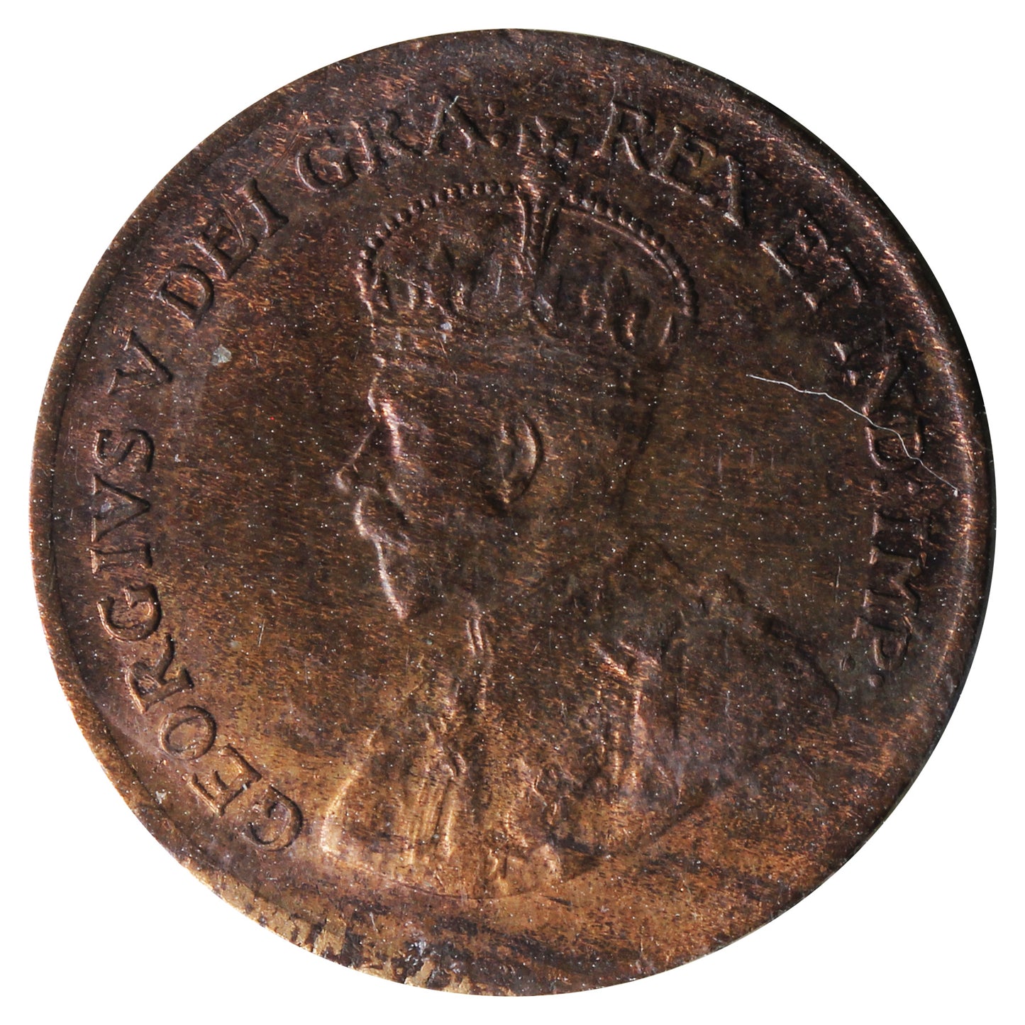 1931 Canada 1-cent ICCS Certified MS60 Trace Red