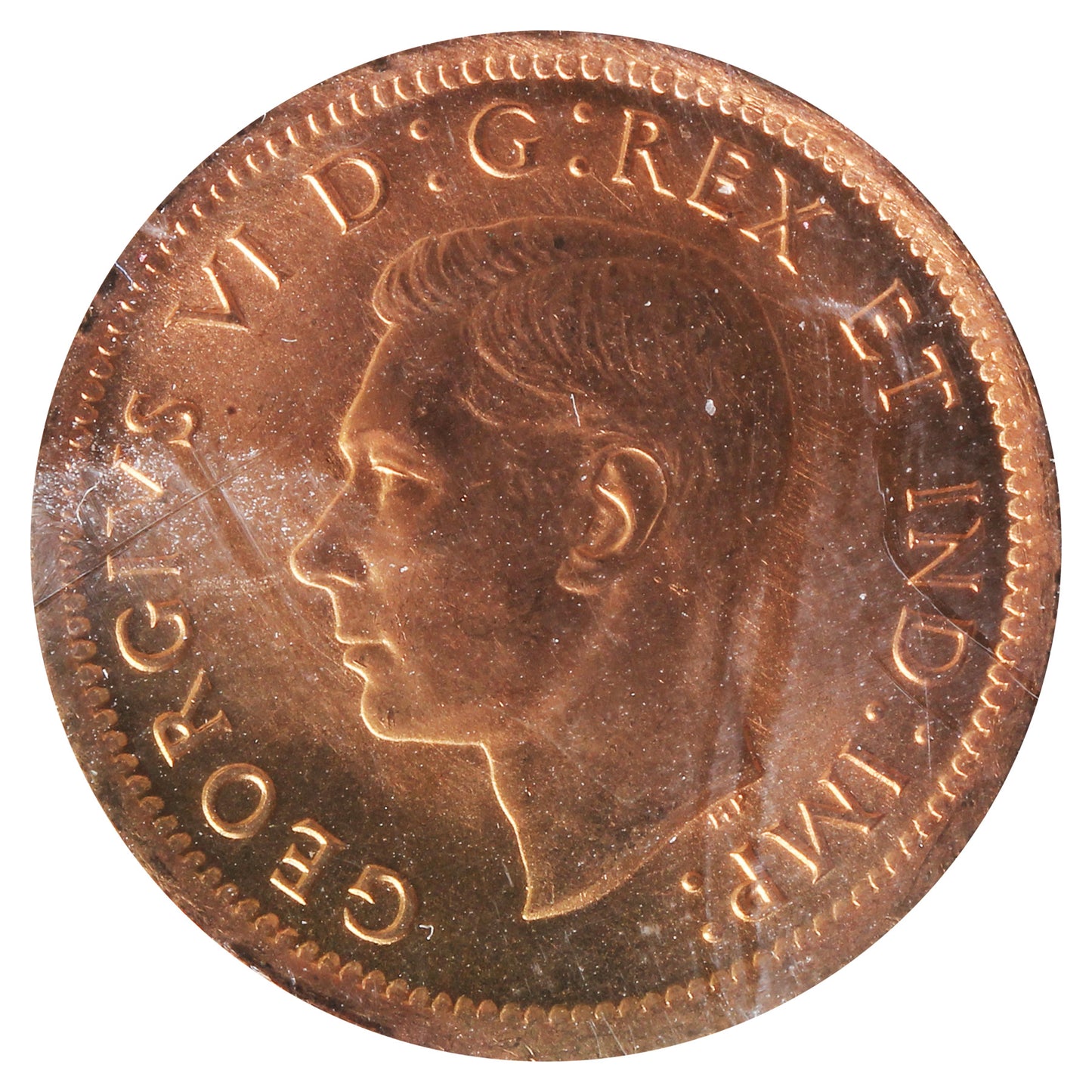 1939 Canada 1-cent ICCS Certified MS66 Red (XVR 321)