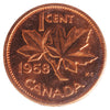 1958 Hanging 8 Canada 1-cent ICCS Certified MS64 Red
