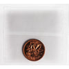 1962 Harp Canada 1-cent ICCS Certified MS62 Red