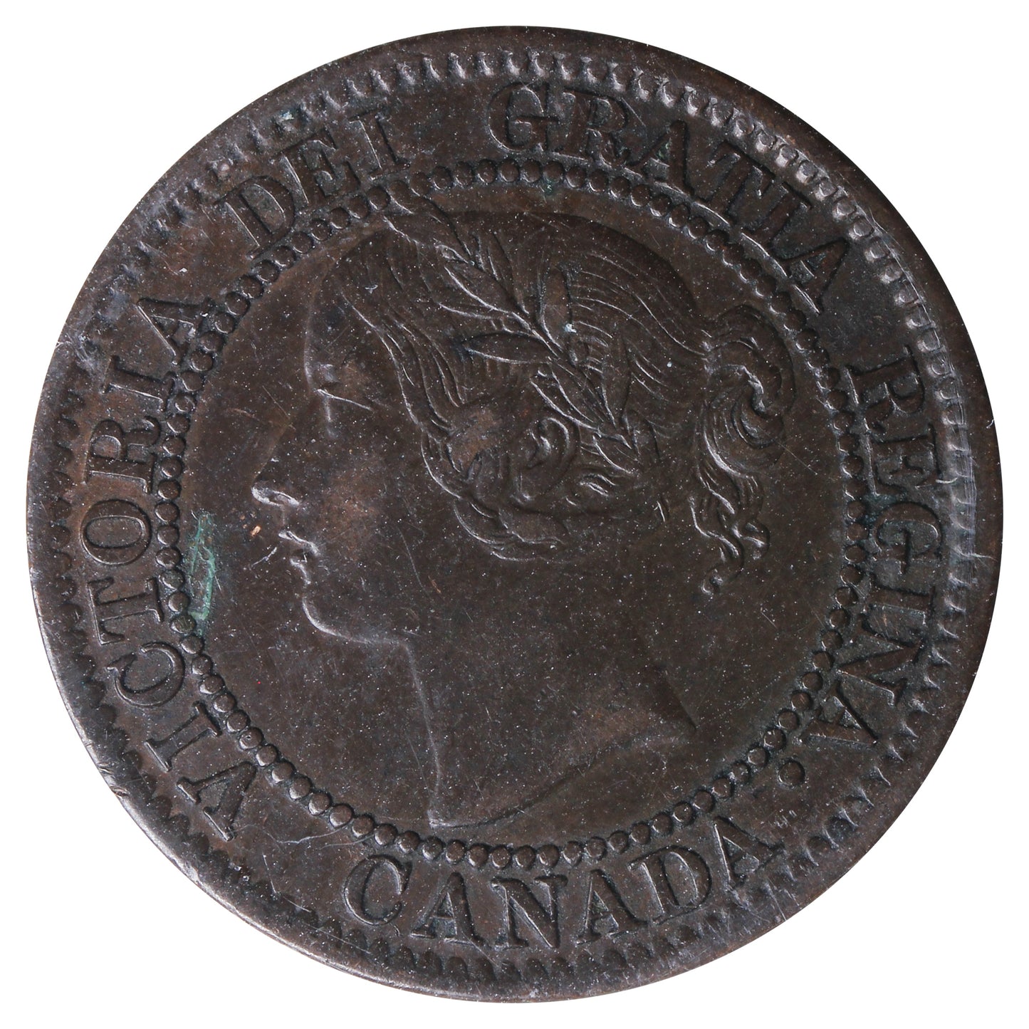 1859 DP N9 #3 Canada 1-cent ICCS Certified EF40