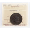 1884 Obv. 1 Canada 1-cent ICCS Certified F12