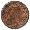 1916 Canada 1-cent ICCS Certified MS62 Trace Red