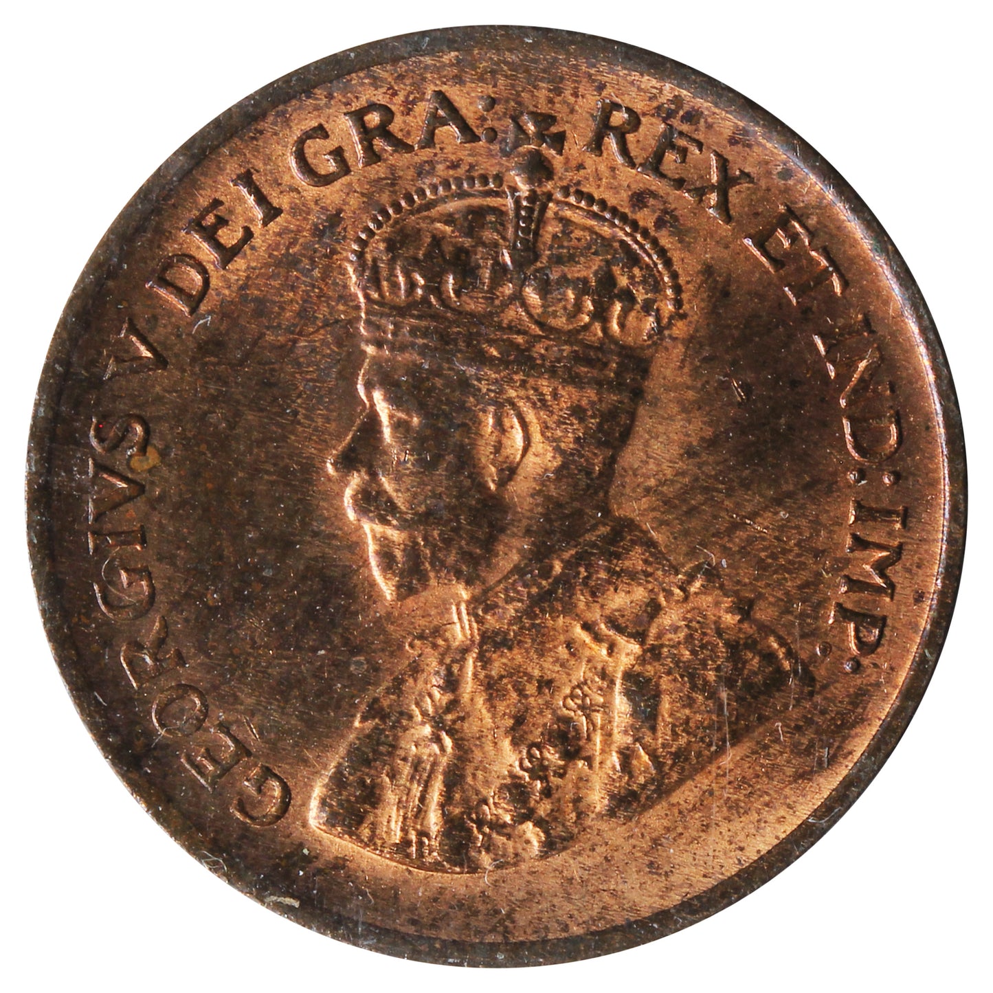 1932 Canada 1-cent ICCS Certified MS63 Red and Brown