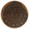 1859 DP N9 #2 Canada 1-cent G-VG (G6)