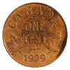 1929 Canada 1-cent Brilliant Uncirculated (MS63) $