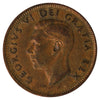1948 A To Denticle, Small Denticles Canada 1-cent Extra Fine (EF40)
