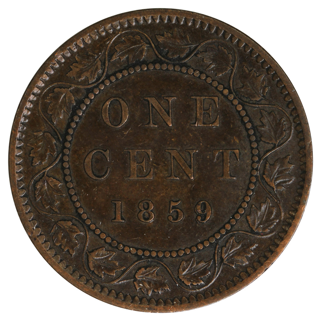 1859 DP N9 #2 Canada 1-cent Extra Fine (EF40) $