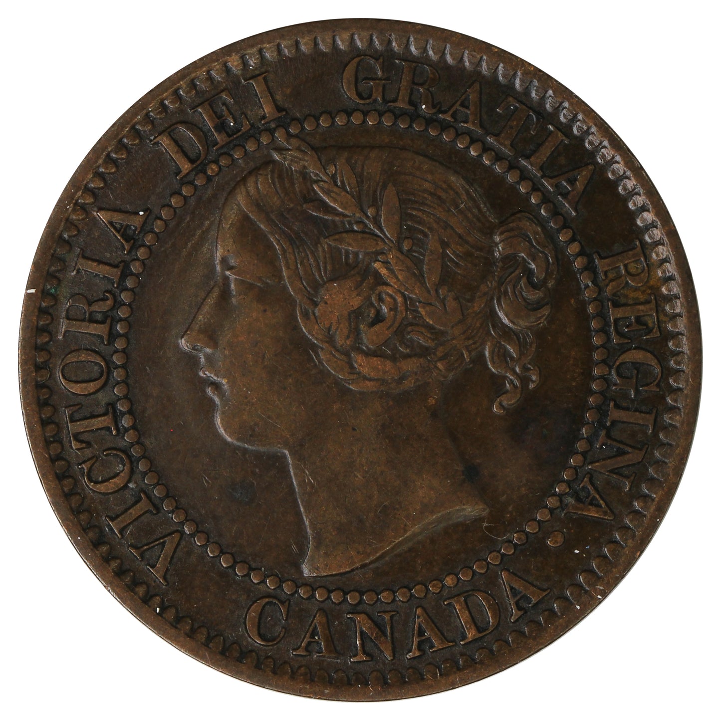 1859 DP N9 #2 Canada 1-cent Extra Fine (EF40) $