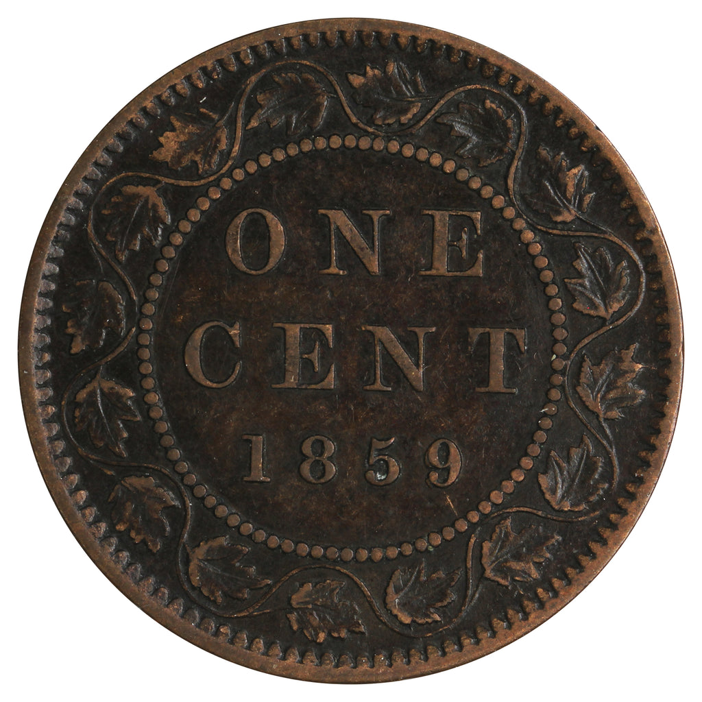 1859 DP N9 #2 Canada 1-cent VF-EF (VF30) $